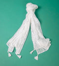 Antica Sartoria 2025 Gorgeous Lace Scarf  Sarong White NWT