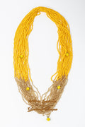 Antica Sartoria Gorgeous Yellow 🍋Gold Coral Branch Beaded Necklace NWT