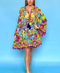ANTICA SARTORIA 2024 CITY BY THE SEA SORRENTO DRESS NWT O/S