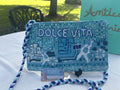 Antica Sartoria 2024 Dolce Vita Baby Blue Gorgeous Clutch Bag Nwt