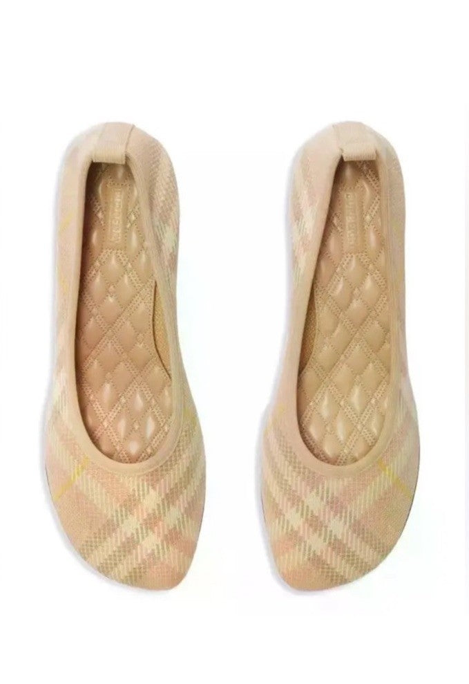 Burberry Burberry Checked Slip-On Ballerina NWT SIZE 8.5