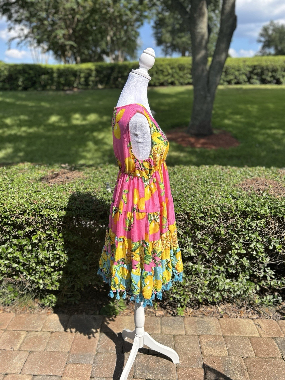 ANTICA SARTORIA SHORT SLEEVELESS MUMU/DRESS NWT OS