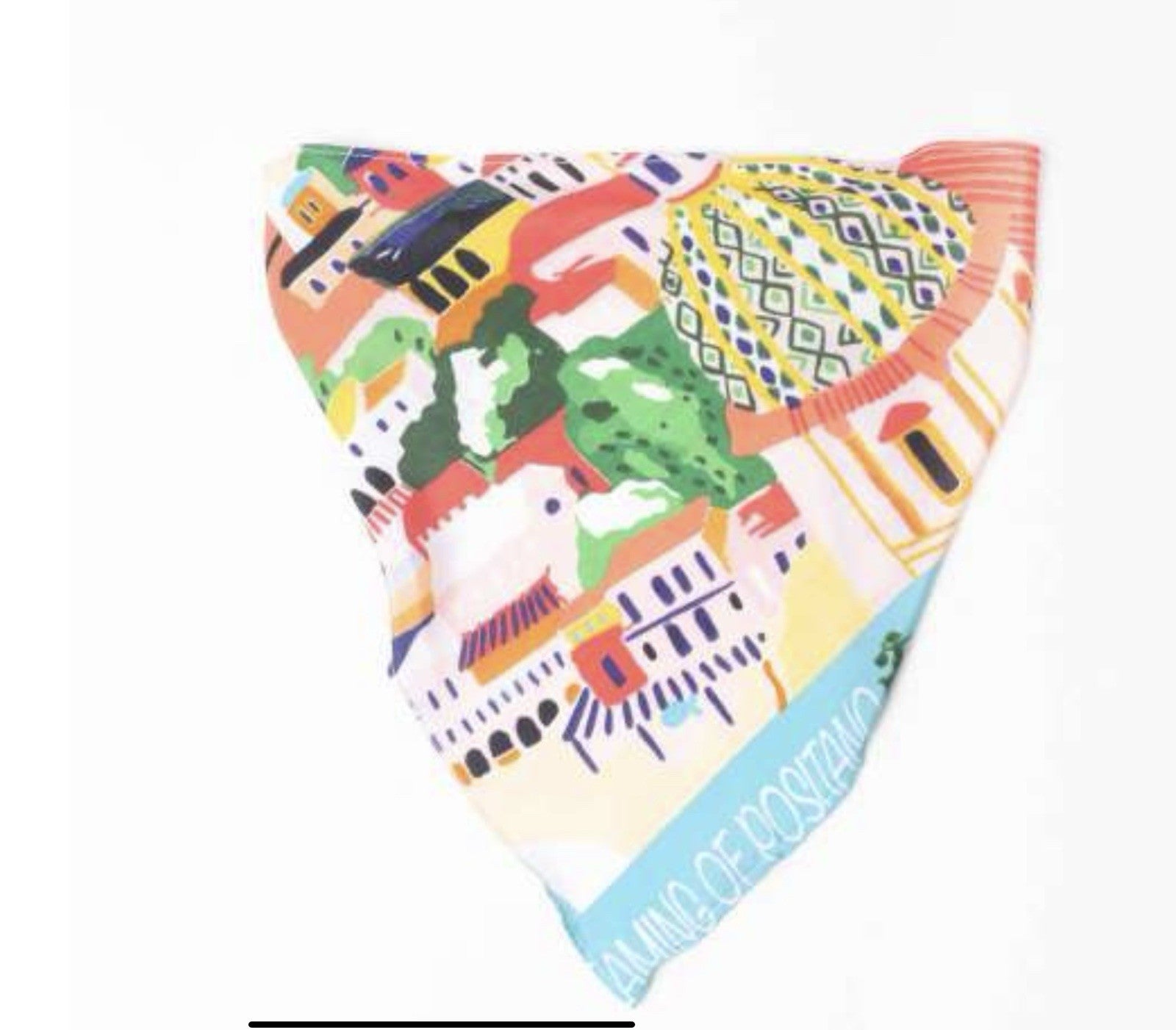 Antica Sartoria 2025 Capri By The Sea Bandana Poly NWT O/S