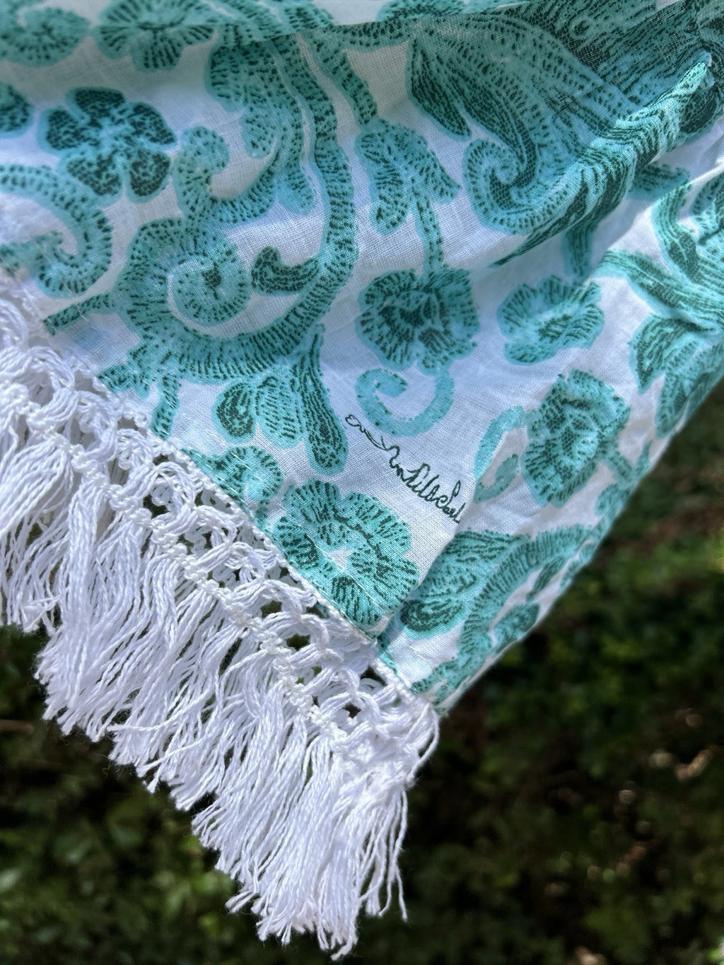Antica Sartoria 2024 Beaded Off Shoulder Aqua & White Beautiful Dress Nwt O/S