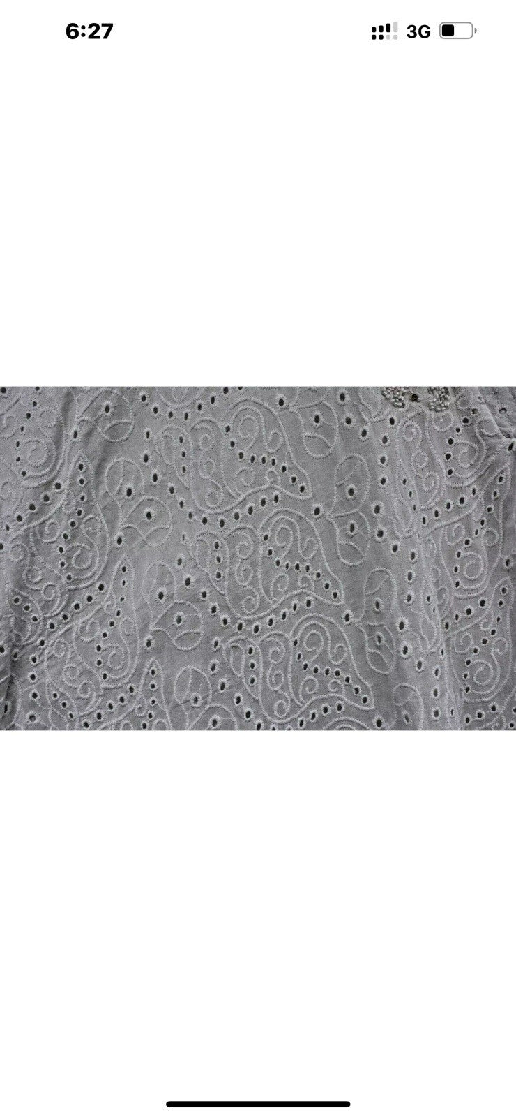 ANTICA SARTORIA White With Beading Long Kaftan /dress /mumu Beautiful NWT OS/XXL