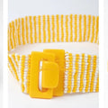 Antica Sartoria 2025 Expandable Yellow Belt Nwt O/S Great Fit