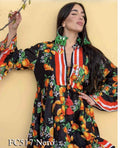 Antica Sartoria 2026 Black Orange 🍊 Red Tie Front Dress NWT O/S