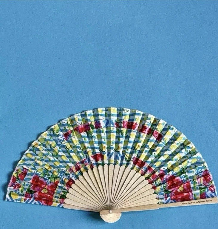 ANTICA SARTORIA LEMON & ROSES SUMMER FAN NWT  Matching Items Listed