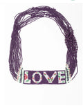 Antica Sartoria 2025 Purple 💜 LOVE Necklace