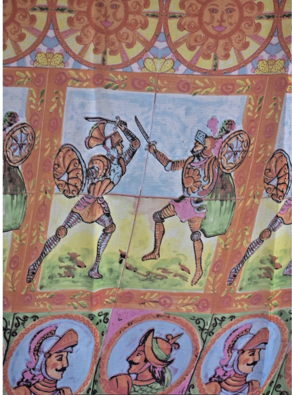 Antica Sartoria The Knights Are Back Scarf 40x70 NWT Polychiffon