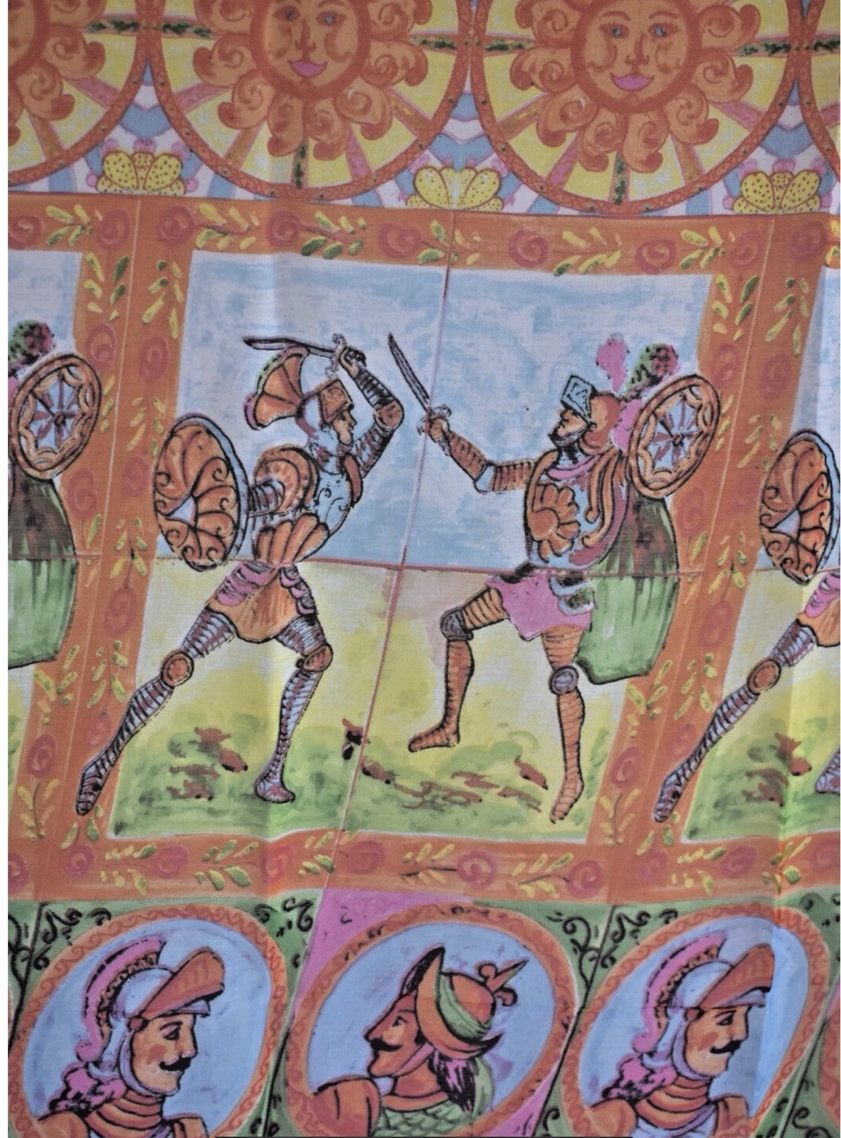 Antica Sartoria The Knights Are Back Scarf 40x70 NWT Polychiffon
