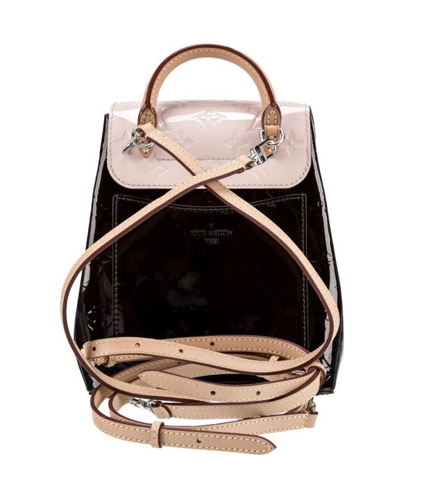 LOUIS VUITTON Monogram Vernis Backpack Pink / Plum Rare