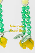 Antica Sartoria 2025 Green & Yellow Lemon Drop Earrings 🍋 NWT SOLD OUT