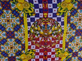 ANTICA SARTORIA 2024 SICILIAN WHEELS & LEMONS COTTON SCARF Sarong 40x70 NWT