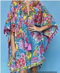 Antica Sartoria. 2024 FLOWER FLOWERS SHORT PONCHO/DRESS/TOP