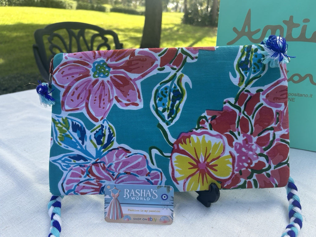 Antica Sartoria 2024 Dolce Vita Baby Blue Gorgeous Clutch Bag Nwt