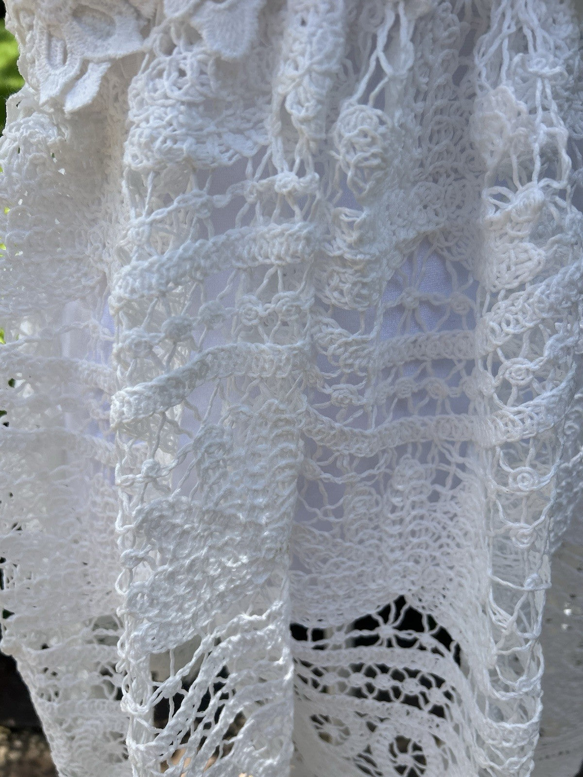 Antica Sartoria White Crochet Knitted Dress Stunning NWT O/S GORGEOUS