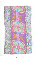 Antica Sartoria Purple  White Swirl Scarf 40x70 NWT