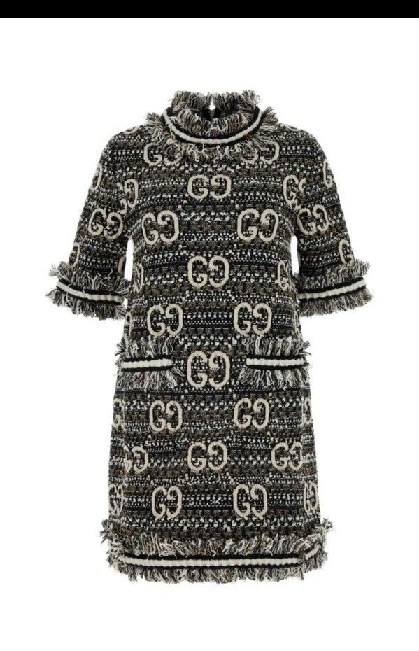 Gucci Women Boucle Mini Dress Gorgeous Large NWT