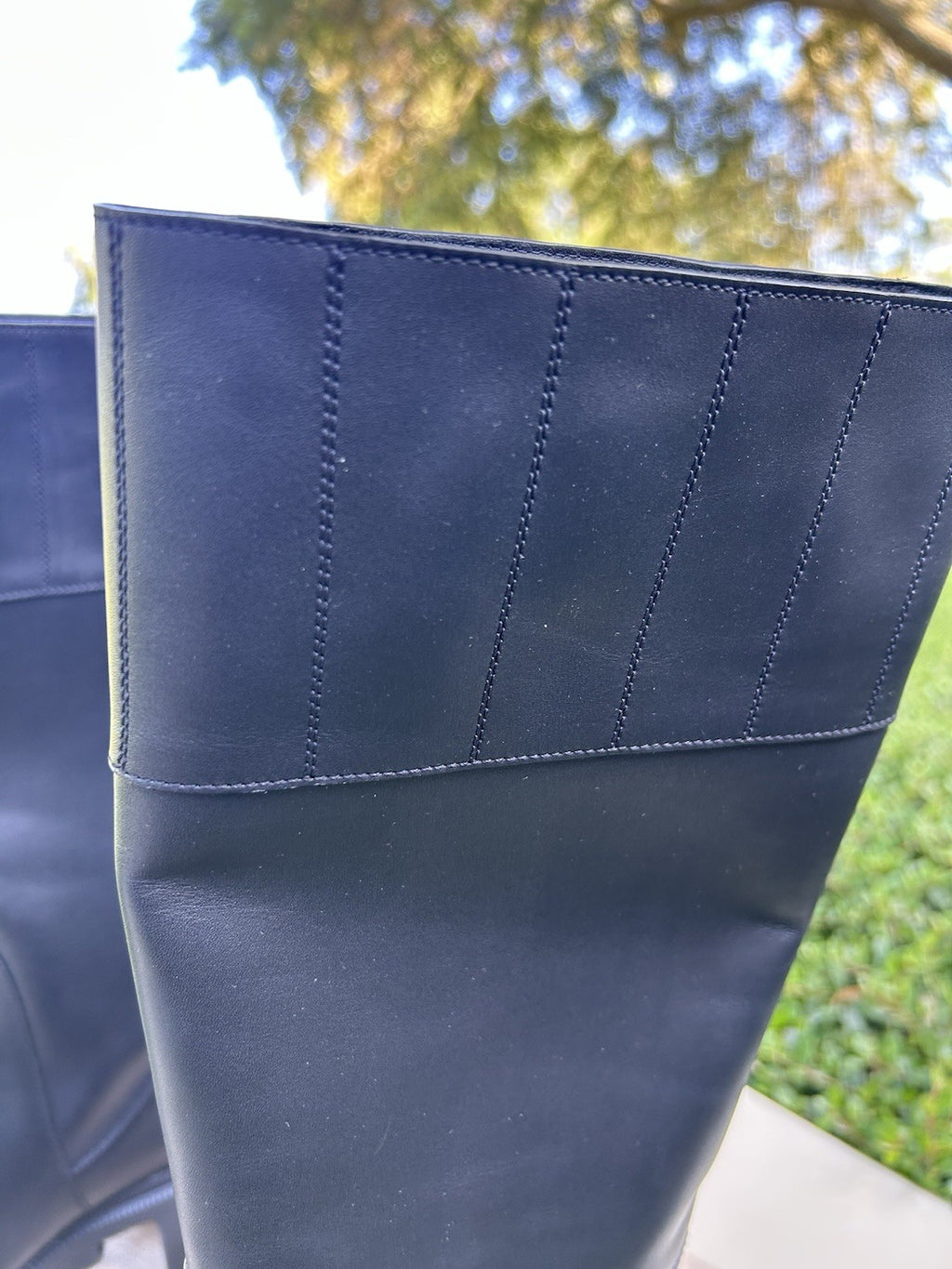 GUCCI  Women Interlocking GG High Leather Boots NIB 39.5