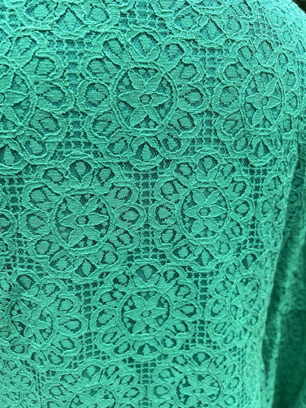 Made In Italy Dress Like Antica Sartoria Embroidered Gorgeous Green M