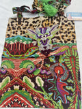 ANTICA SARTORIA LEOPARD PRINT SHOULDER BAG VERY LIGHTWEIGHT GREAT EMBROIDERY NWT