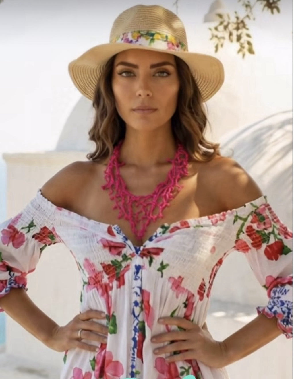 ANTICA SARTORIA 2026 OFF SHOULDER ROSES FLOWERS LONG DRESS NEW PATTERN O/S