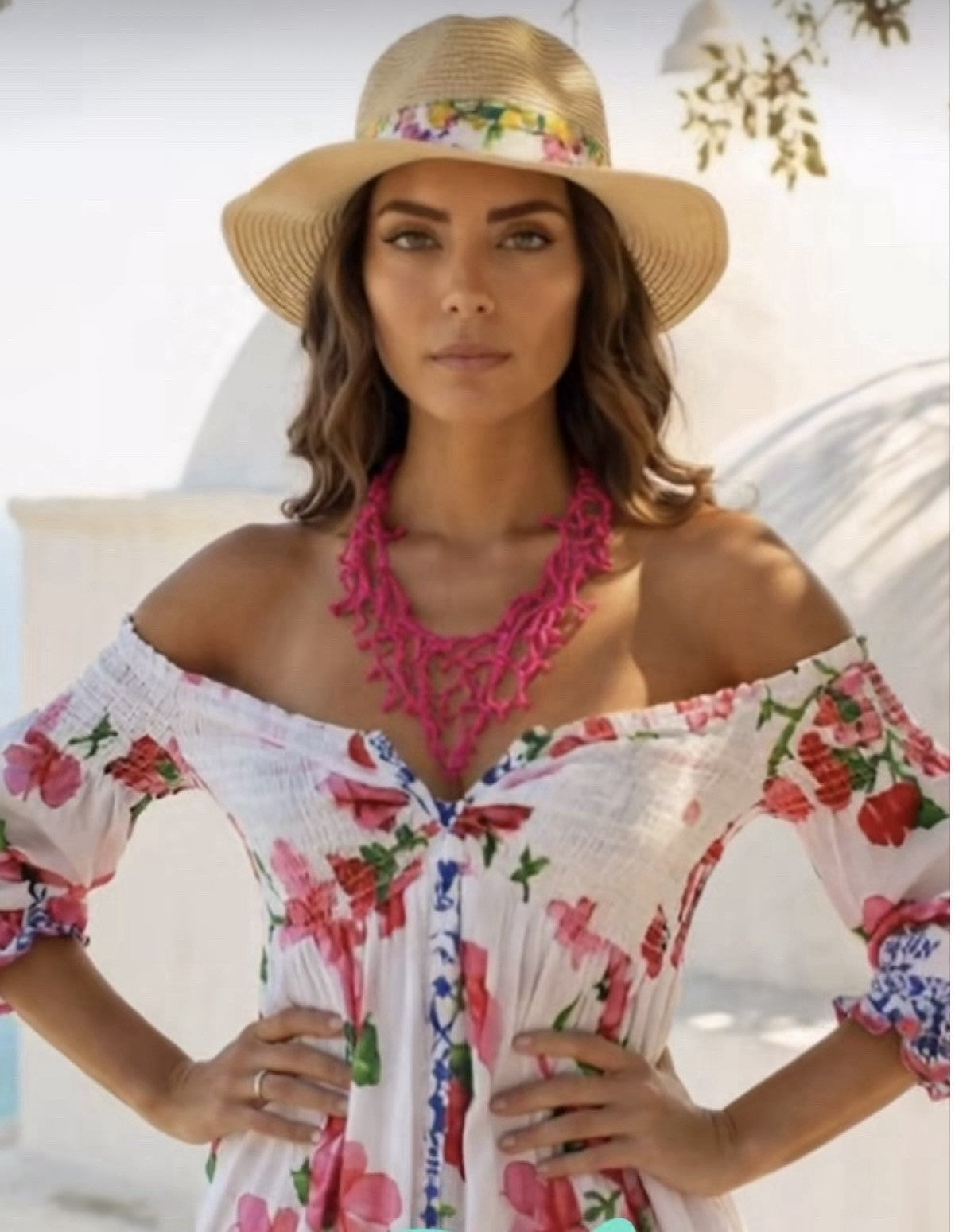 ANTICA SARTORIA 2026 OFF SHOULDER ROSES FLOWERS LONG DRESS NEW PATTERN O/S