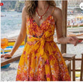 Antica Sartoria 2026 Orange 🍊 Coral Starfish Adj Straps Dress / Top NWT O/S