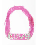 Antica Sartoria 2025 Pink 🩷 LOVE Necklace