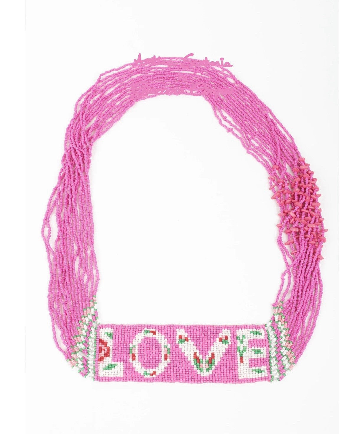 Antica Sartoria 2025 Pink 🩷 LOVE Necklace NWT