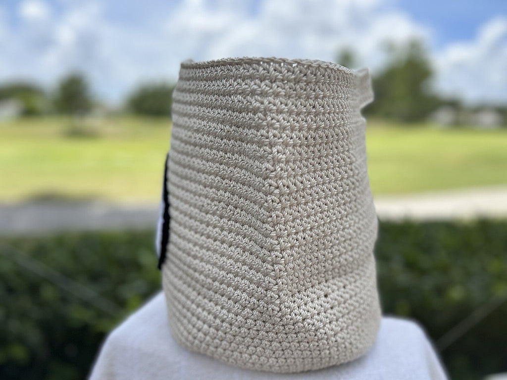 Crochet Hand Woven Evil Eye Bag Luxury Macrame knit Bucket bag 🧶🧿 Multicolor