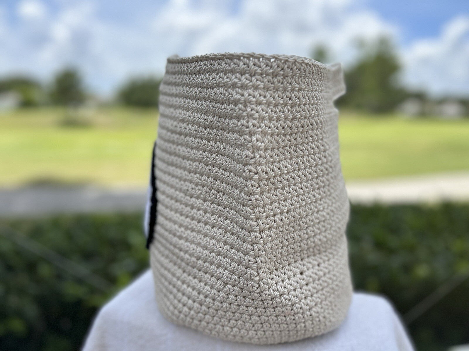 Crochet Hand Woven Evil Eye Bag Luxury Macrame knit Bucket bag 🧶🧿 Multicolor