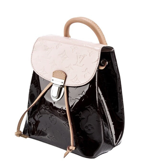 LOUIS VUITTON Monogram Vernis Backpack Pink / Plum Rare