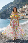 Antica Sartoria 2026 White Roses Lemons Pants Top Set Beautiful Nwt O/S