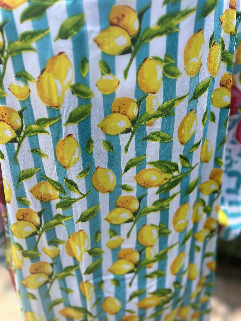 Antica Sartoria 2024 Lemon Flower Kaftan Mumu OS XXL