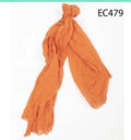 ANTICA SARTORIA 2025 ORANGE COTTON SCARF  40x70