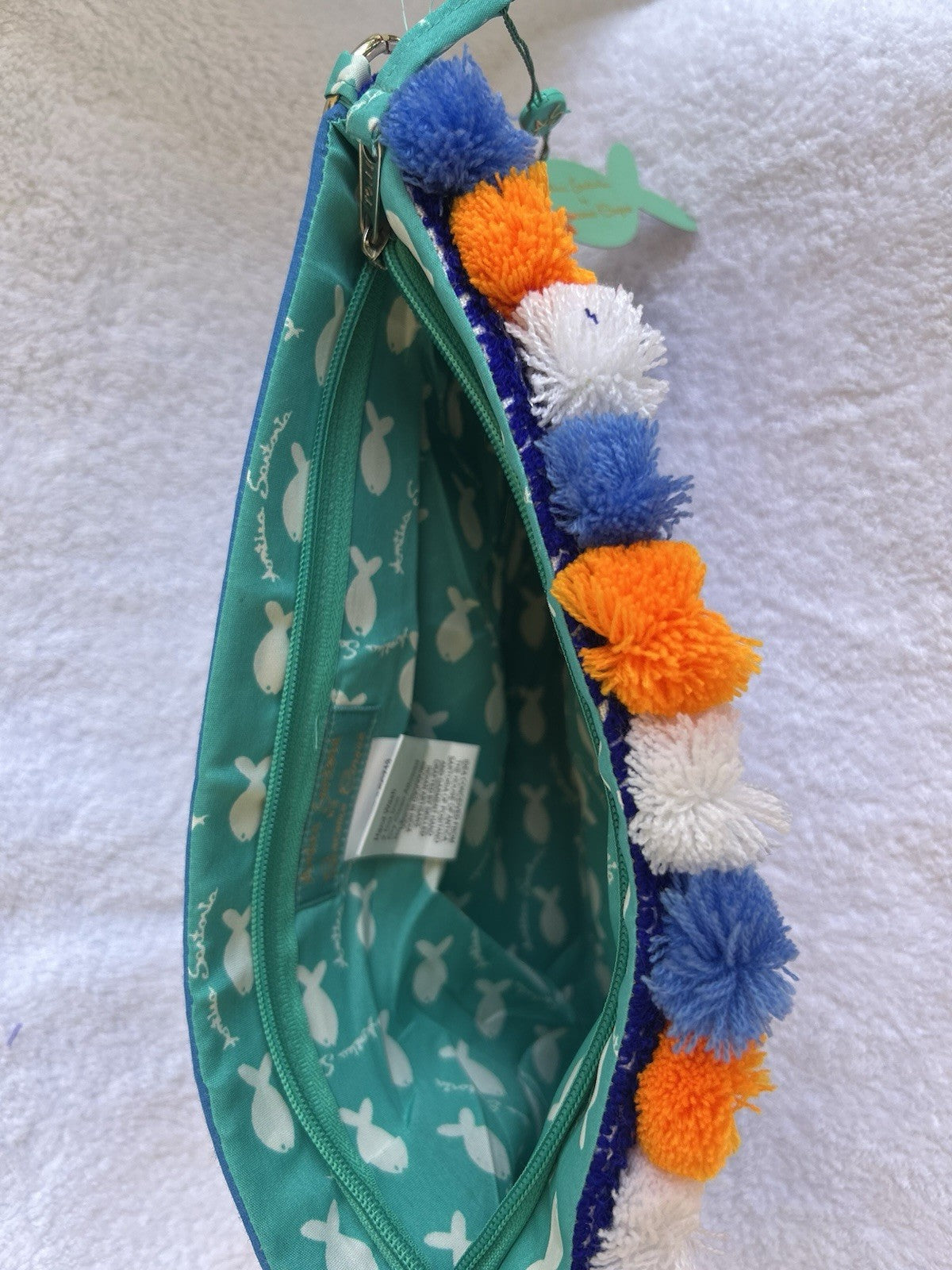 ANTICA SARTORIA 2025 BLUE EYE CLUTCH BAG NWT PRETTY