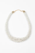 ANTICA SARTORIA 2025 White BEADED LOVELY NECKLACE NWT