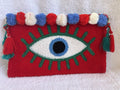 ANTICA SARTORIA 2025 EYE PURSE BAG CLUTCH RED NWT GORGEOUS
