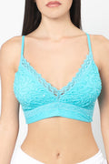 Antica Sartoria Bralette Bando Green Aqua O/S NWT Great Under Open Tops