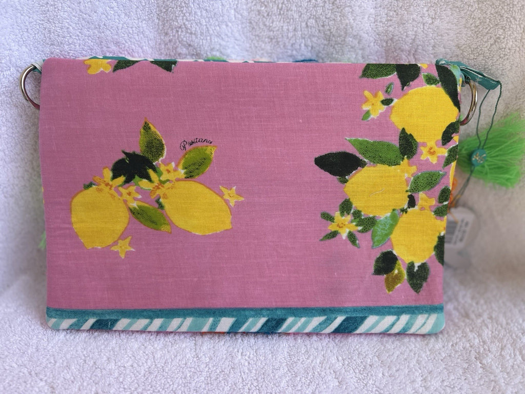 ANTICA SARTORIA 2025 EYE CLUTCH BAG  PINK HEARTS NWT