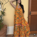 Antica Sartoria 2026 Cantaloupe Orange Green Red Long Dress O/S Nwt