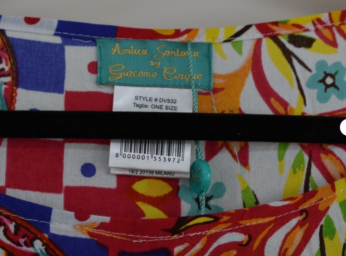 ANTICA SARTORIA 2024 SICILIAN WHEEL LONG MUMU/ KAFTAN/DRESS NWT  LAST ONE
