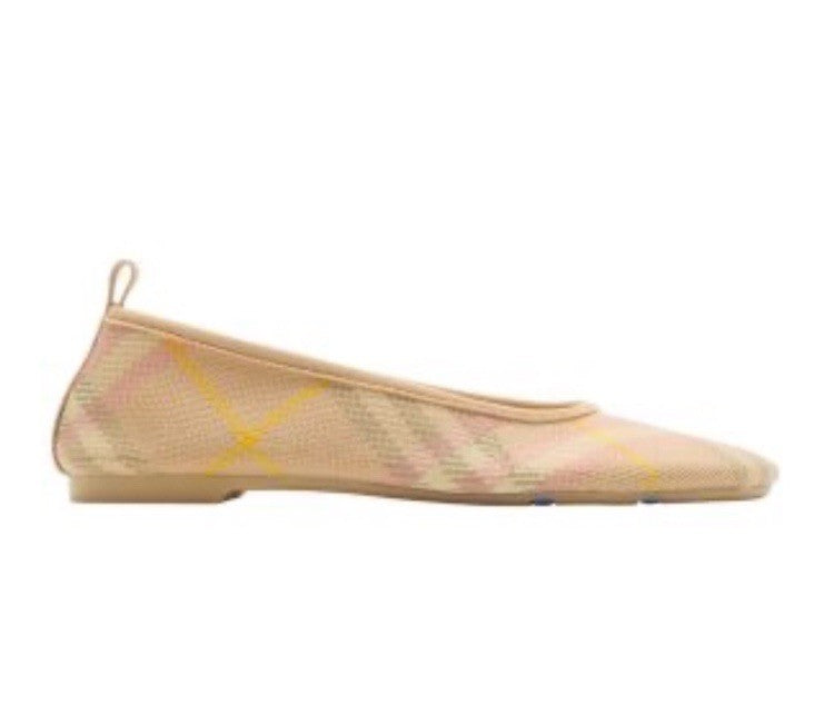 Burberry Burberry Checked Slip-On Ballerina NWT SIZE 8.5