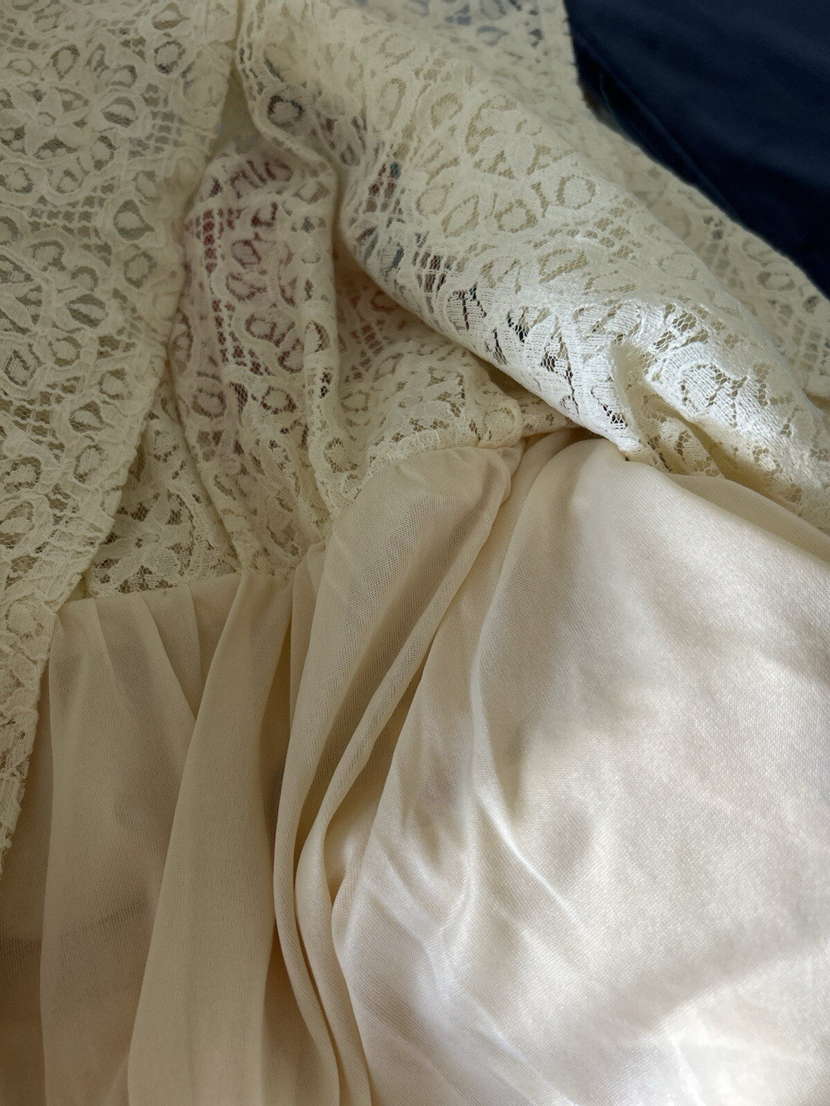 Made In Italy Like Antica Sartoria Gorgeous Nude Color Dress Embroidered Medium