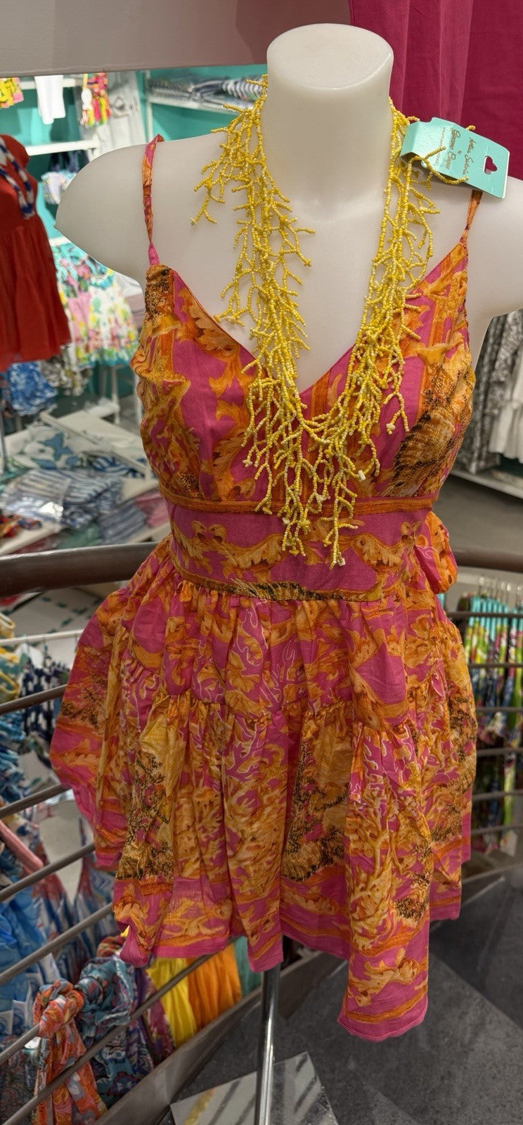 Antica Sartoria 2026 Fushia And Orange 🍊 Dress NWT O/S