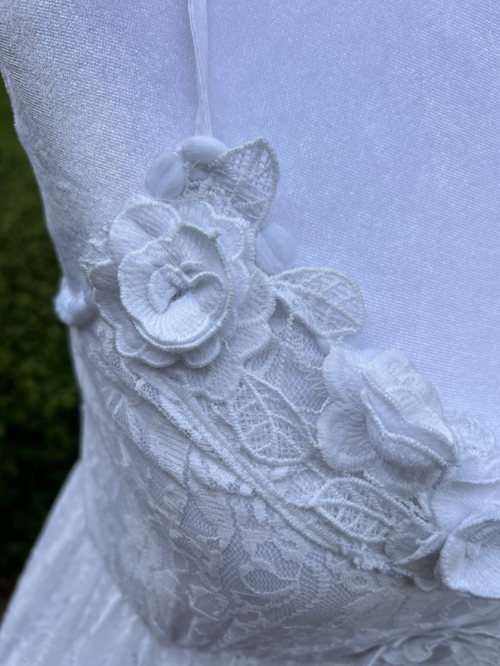 Antica Sartoria 2024 Beautiful White Lace Dress And Skirt NWT O/S