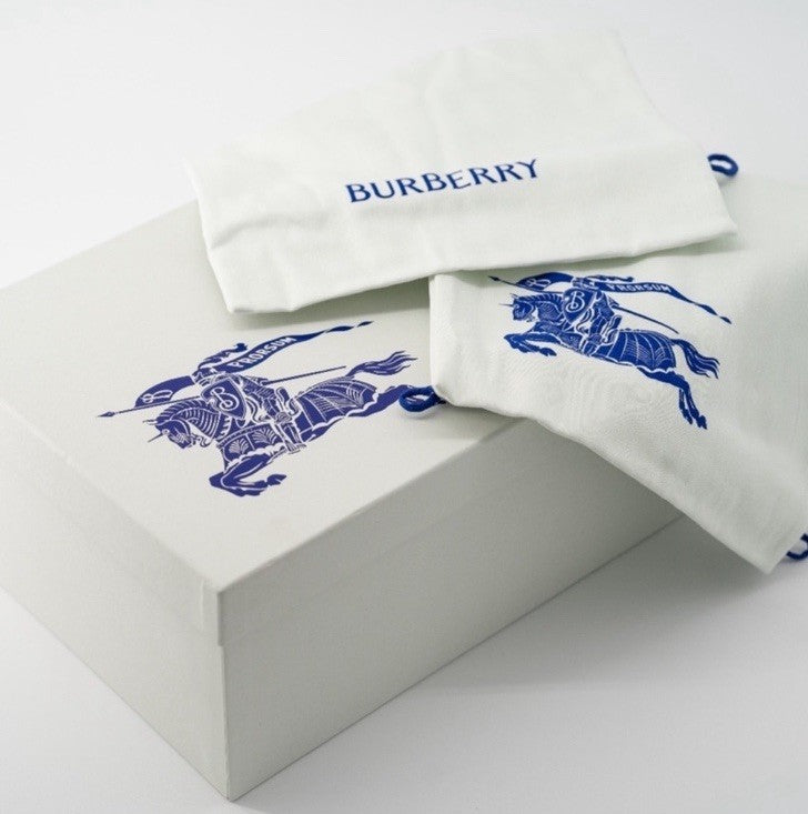 BURBERRY Snug Soft Cotton Towelling Slippers, NWT Size 6.5 runs big