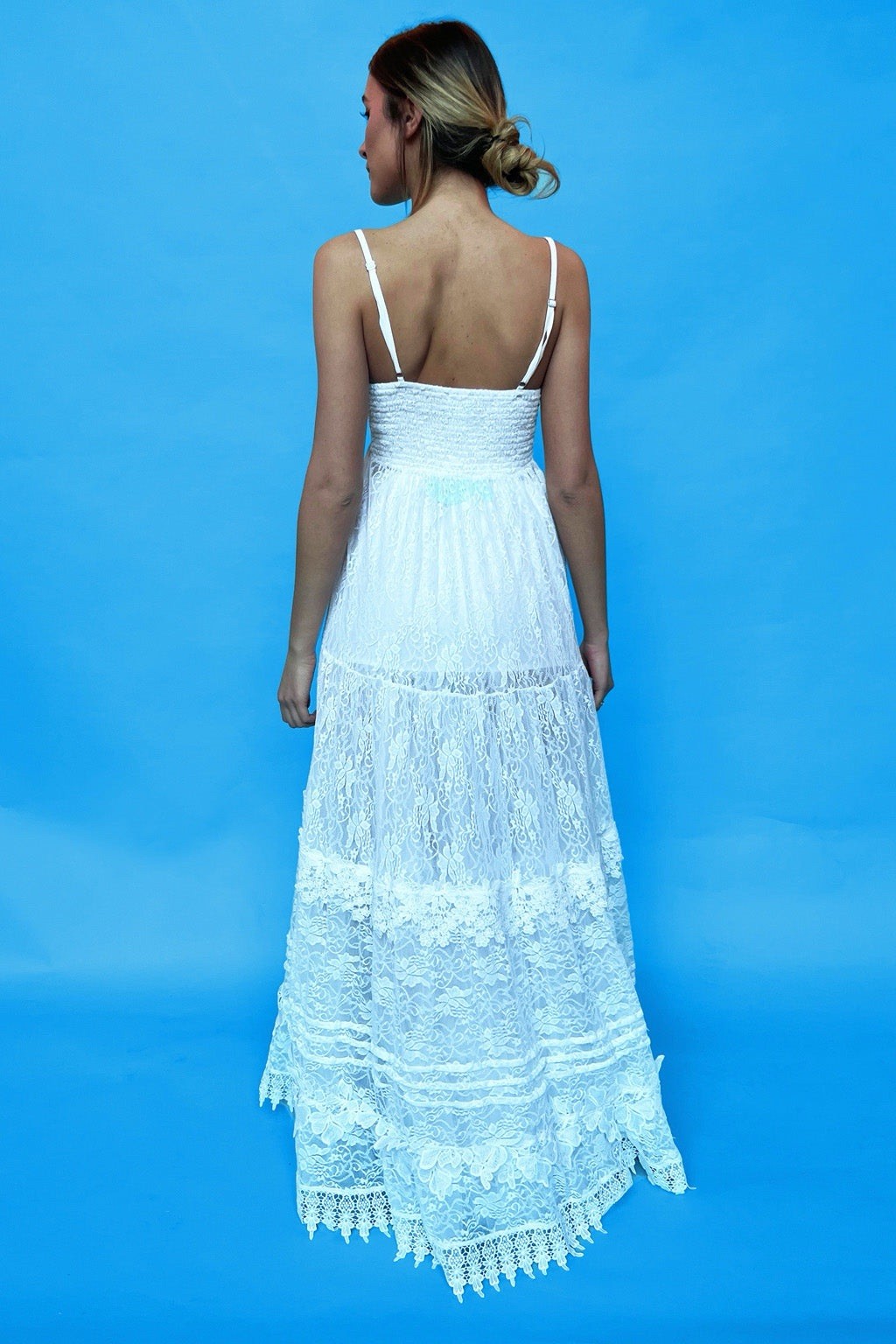 Antica Sartoria 2024 Beautiful White Lace Dress And Skirt NWT O/S